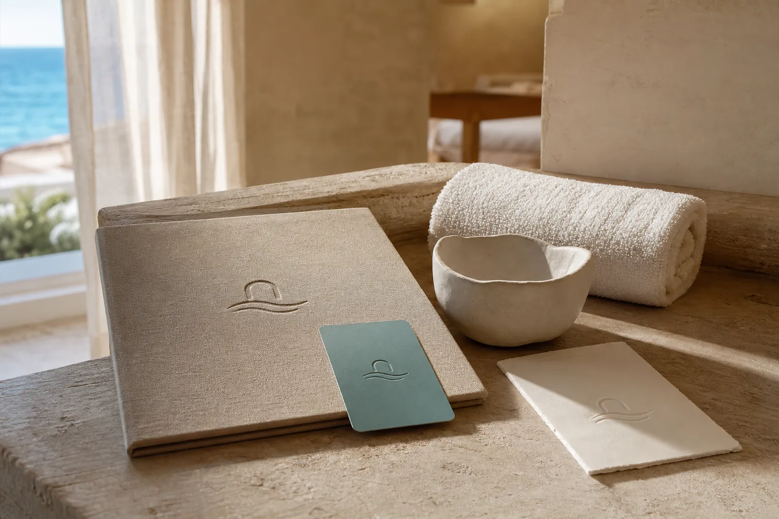 Гостевые носители MAREA в интерьере wellness-отеля у моря